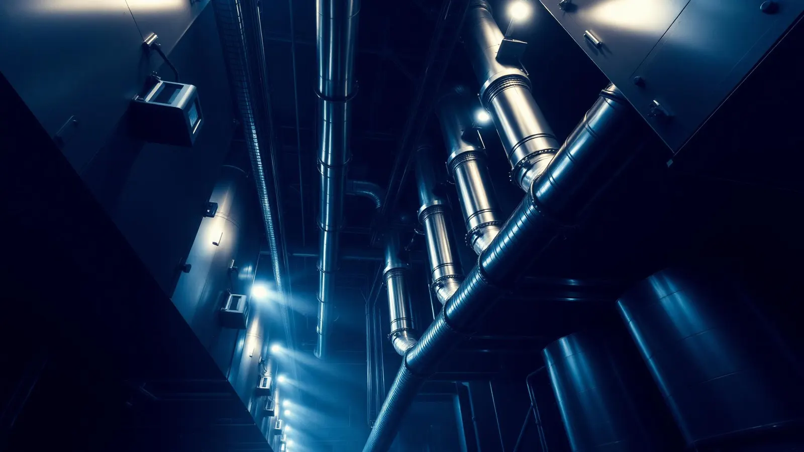 Industrial silo pipework facility